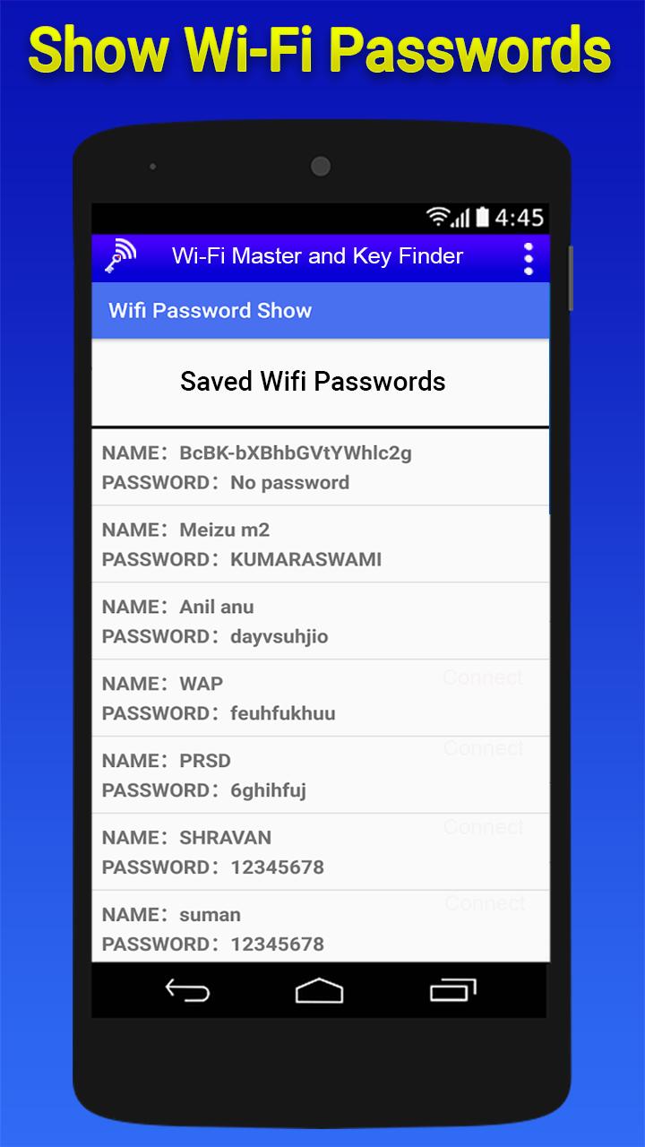 how to hack wifi password without software in mobile